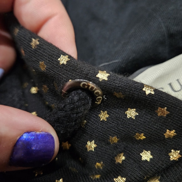 Gucci Sega Collaboration Guccy Gold Star Metalic Hoodie Unisex - Picture 7 of 16